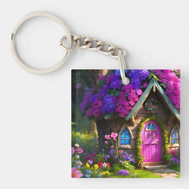 Fairy House Key Ring (Front)