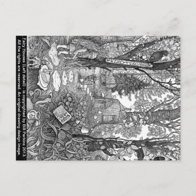 Fairy Houses Postcard #2 (Front)