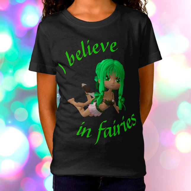 Fairy: I believe in fairies T-Shirt for girls (Creator Uploaded)
