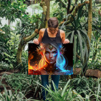  fairy ice fire queen bright colourful fantasy