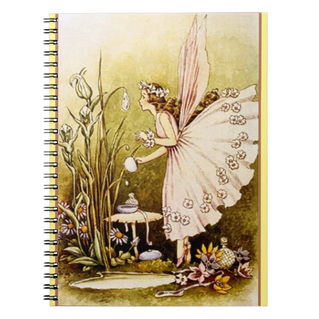 Fairy In Flowering Homestead Notebook/Journal Spiral Notebook (Front)