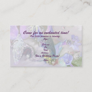 Fairy in her own world business card