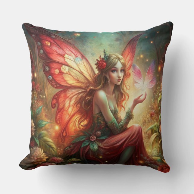 Fairy in red cushion (Front)