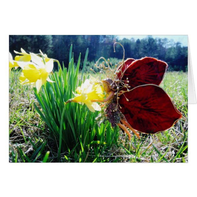 Fairy in the Daffodils (Front Horizontal)