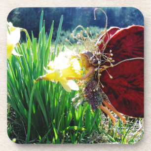 Fairy in the Daffodils Coaster