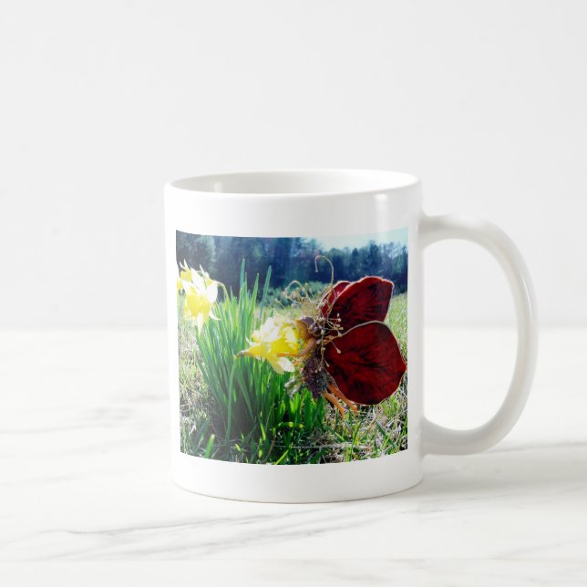 Fairy in the Daffodils Coffee Mug (Right)