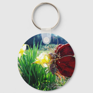 Fairy in the Daffodils Key Ring