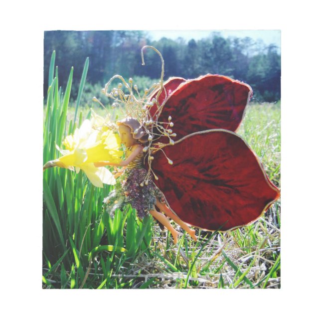 Fairy in the Daffodils Notepad (Front)