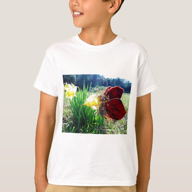 Fairy in the Daffodils T-Shirt (Front)