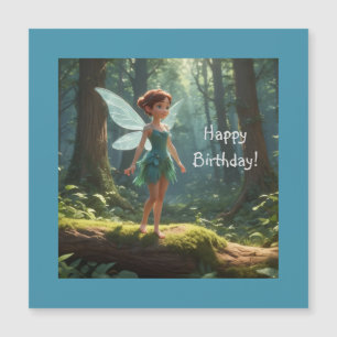 Fairy in the Forest Magnetic Card
