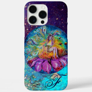 FAIRY IN THE NIGHT   Blue Teal Monogram iPhone 16 Pro Max Case