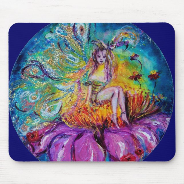 FAIRY IN THE NIGHT Fantasy Mouse Pad (Front)
