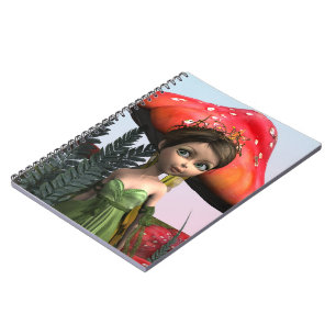 Fairy in Woodland Spiral Notebook