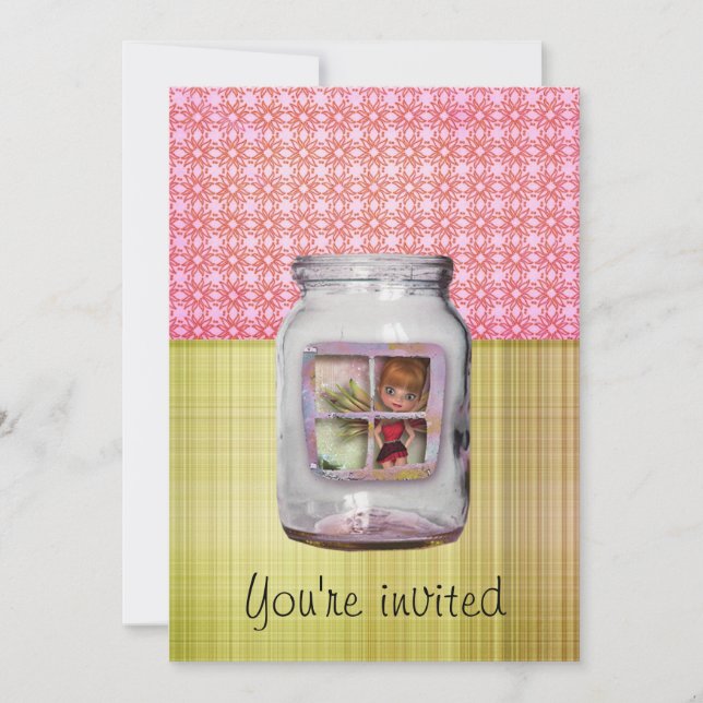 Fairy Jar House Invites (Front)