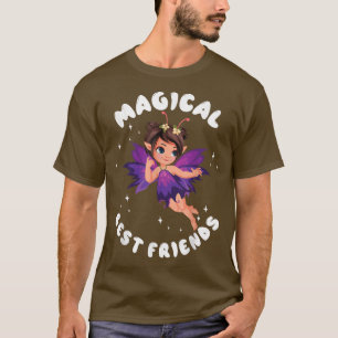 Fairy Kids For Girls Women Fairy Kids Best Friend T-Shirt