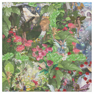 Fairy Kingdom Forest Dreamland Fantasy Stories Fabric