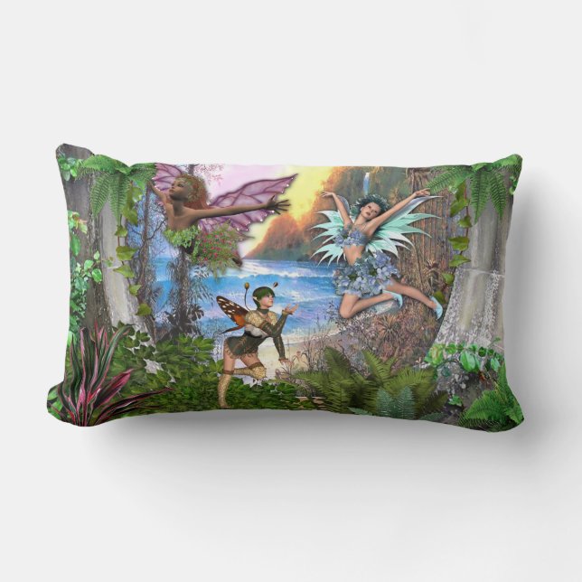 Fairy kingdom lumbar cushion (Front)