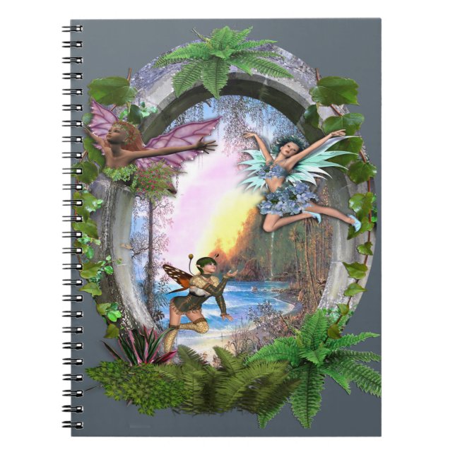 Fairy Kingdom Spiral Notebook (Front)