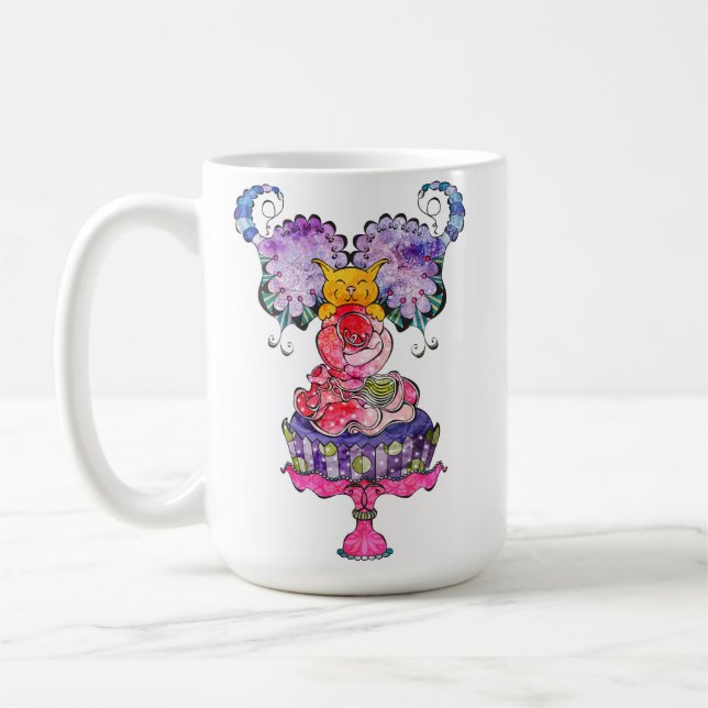 Fairy Kitty Konfection Kollection Coffee Mug (Left)