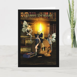 fairy light - fairy birthday greeting card