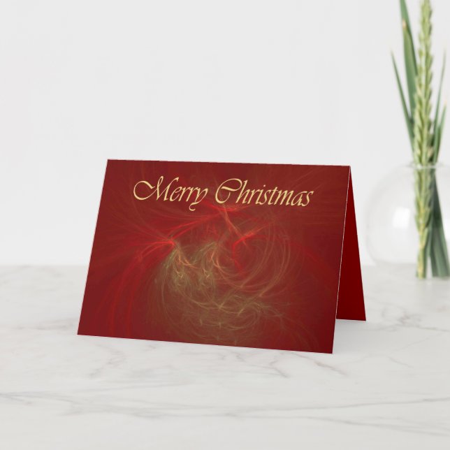 FAIRY LIGHTS ~ Merry Christmas Holiday Card (Front)