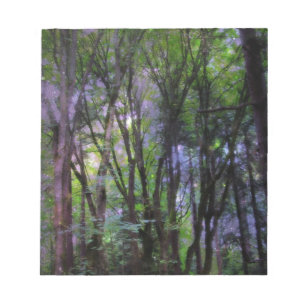 Fairy Lights Surreal Forest Notepad