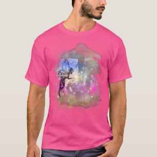 Fairy Lights Watercolor Aesthetic Forest Mushrooms T-Shirt
