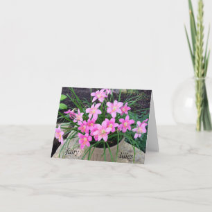 Fairy Lily Note Cards
