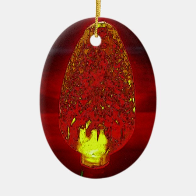 Fairy lite ceramic tree decoration (Front)