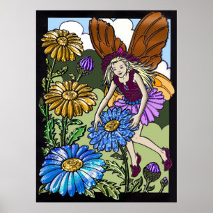 FAIRY MAGIC Kids Art Poster