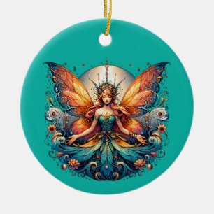 Fairy Magic, Magical Fantasy Vibe Ceramic Tree Decoration