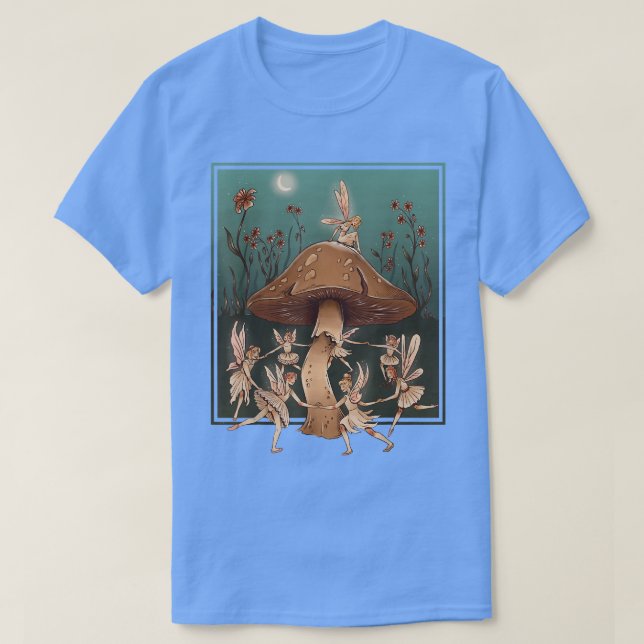 Fairy Magical Mushroom  T-Shirt (Design Front)