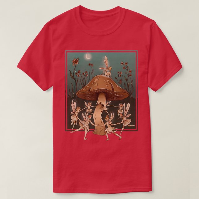 Fairy Magical Mushroom T-Shirt (Design Front)