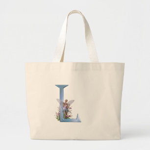 Fairy Monogram L Large Tote Bag