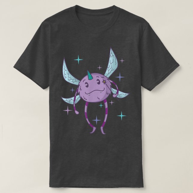 Fairy Monster with magic Wand  T-Shirt (Design Front)