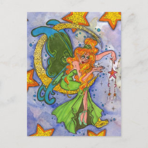 Fairy Moon Magic Postcard