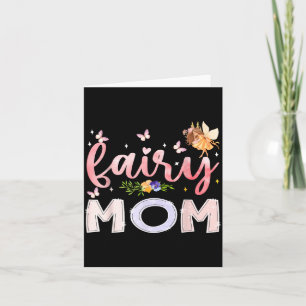 Fairy Mum Magical Floral Birthday Girl Fairytale Card