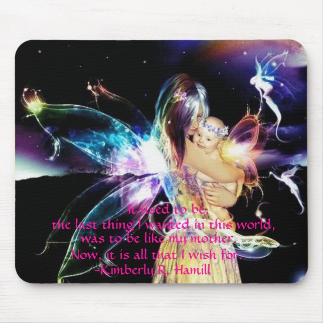 Fairy mum mousepad (Front)