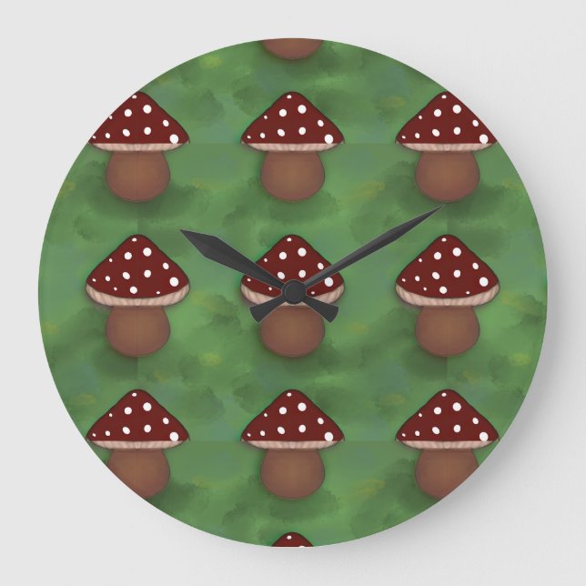 Fairy Mushroom Clock (Front)