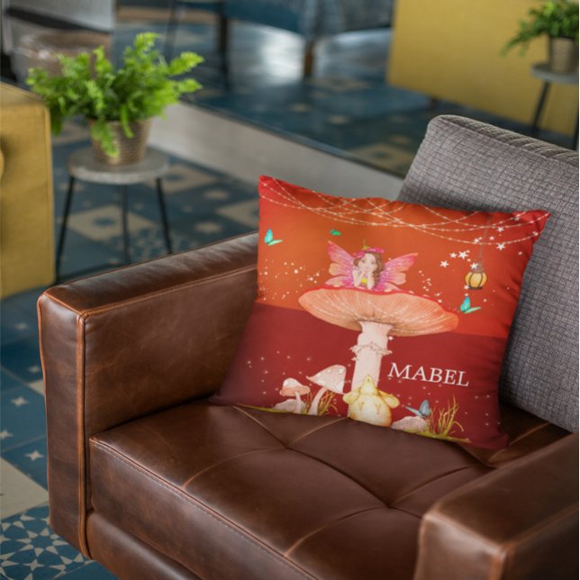  Fairy Mushroom Magic Enchanted Cute Decor Cushion (Creator Uploaded)