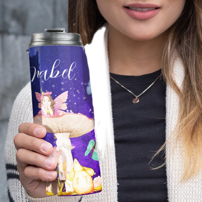  Fairy  Mushroom Magic Enchanted Stars Personal Thermal Tumbler (Creator Uploaded)