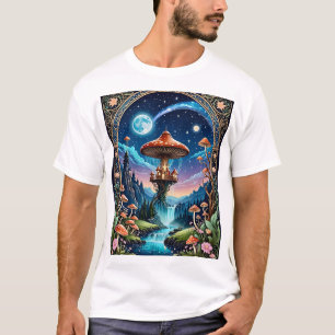 Fairy Mushroom T Shirt Of Mystic Dream Realms