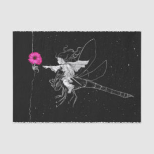 Fairy Night with Pink Flower Tissue Paper