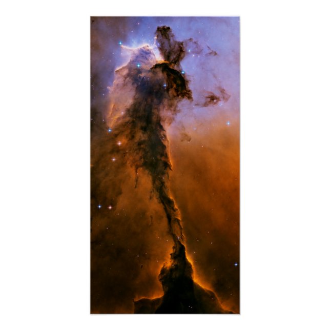 Fairy of Eagle Nebula NASA Abstract Poster (Front)