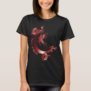 Fairy of moon Women Black Shirt
