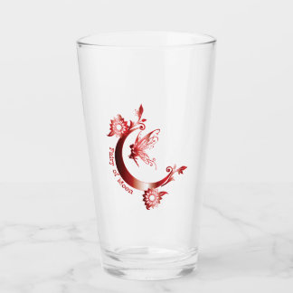 Fairy of moon Women Drinkware Glass