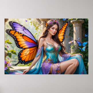 Fairy of the Butterfly Wings Poster (2)