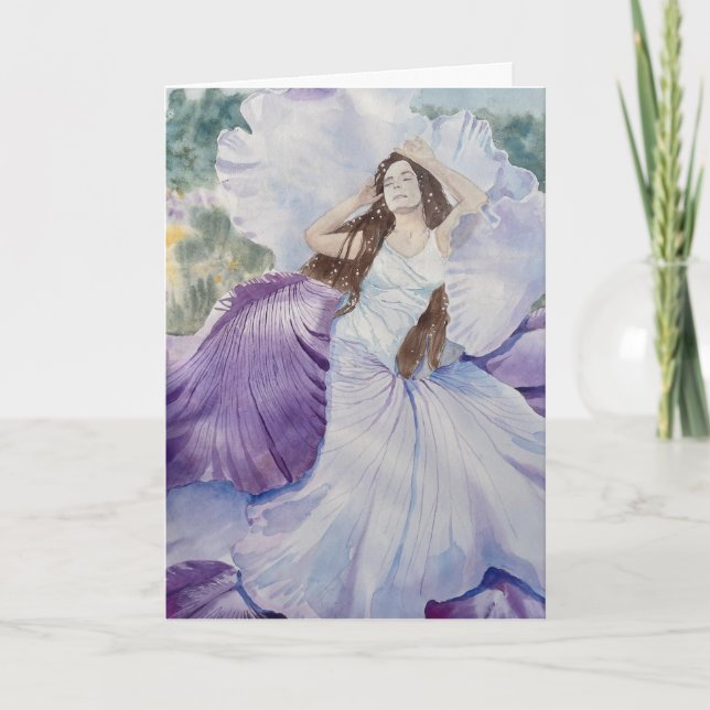 Fairy of the Irises Card (Front)