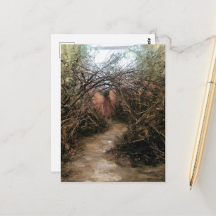 Fairy on a Forest Path Postcard