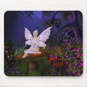 Fairy on a Mushroom Design 3 - Fantasy Mousepad